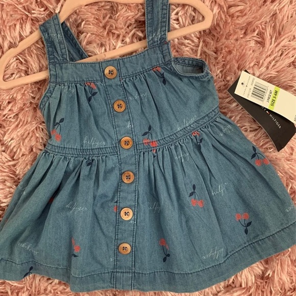 Denim Baby Dress w/ Bloomer Set NWT - Picture 1 of 5